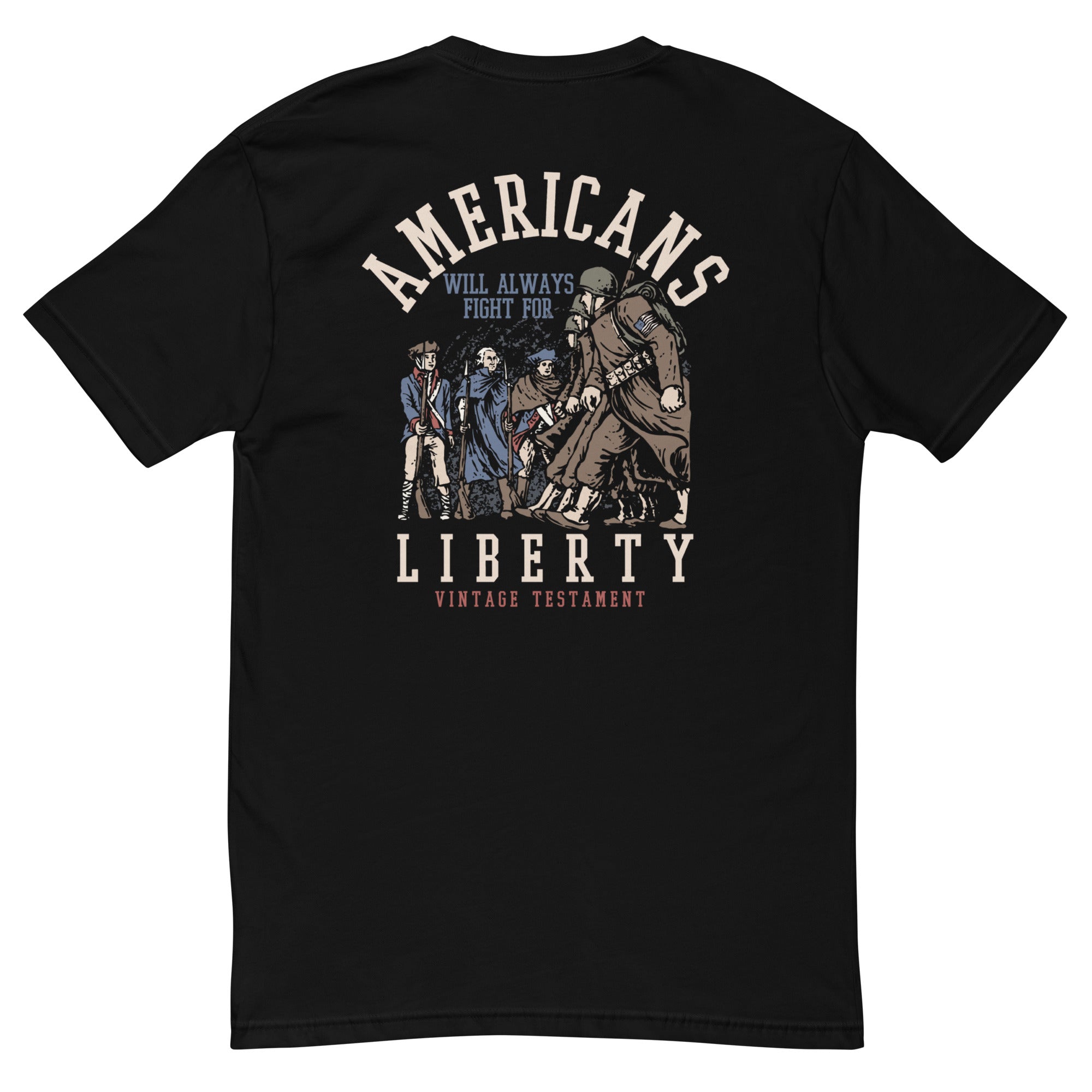 testament vintage Tシャツ L mens-fitted-t-shirt-black-back