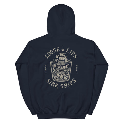 Loose Lips Sink Ships 2  Hoodie