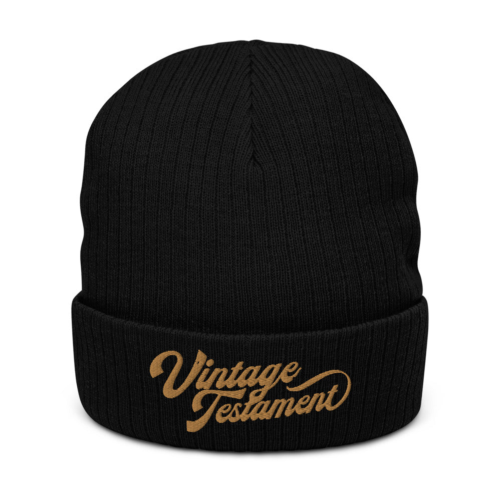 VT (old gold) cuffed beanie